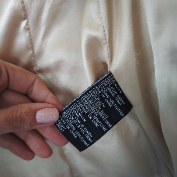 bebe Down Puffer jacket with fur collar - Picture 3 of 4